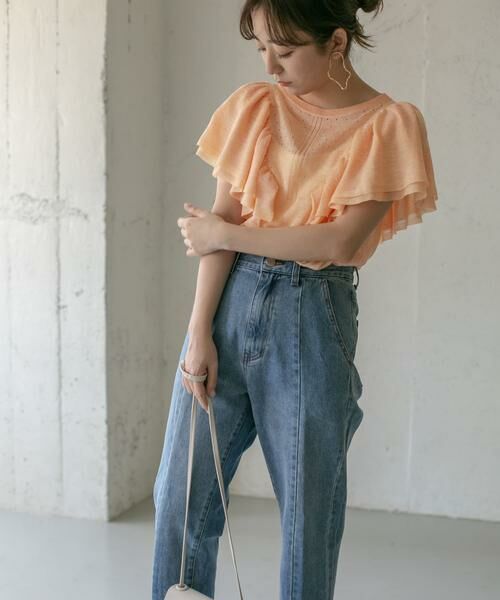 KBF / ケービーエフ ニット・セーター | 透かし編みフリルニット∴ | 詳細2