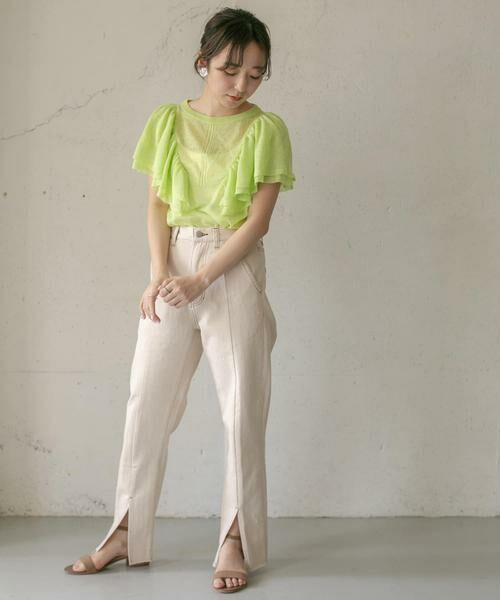 KBF / ケービーエフ ニット・セーター | 透かし編みフリルニット∴ | 詳細11