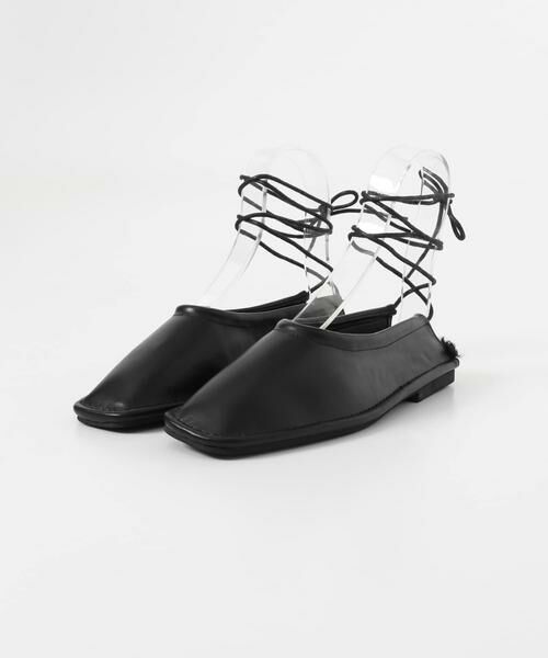 KBF / ケービーエフ パンプス | スクエアステッチレースアップパンプス∴ | 詳細3