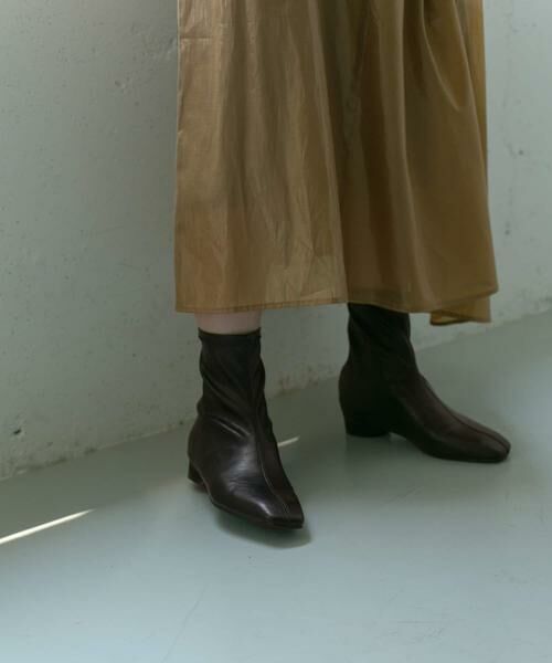 KBF / ケービーエフ ブーツ(ショート丈) | スリムショートブーツ(ブラック)