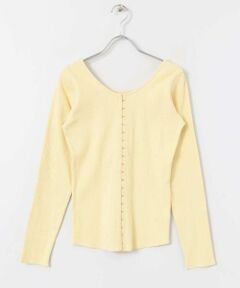 KBF / ケービーエフ Tシャツ | フロントホックデザインカットソー