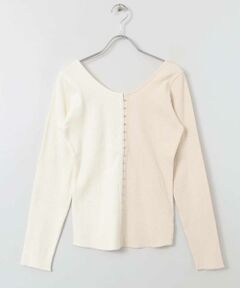 KBF / ケービーエフ Tシャツ | フロントホックデザインカットソー