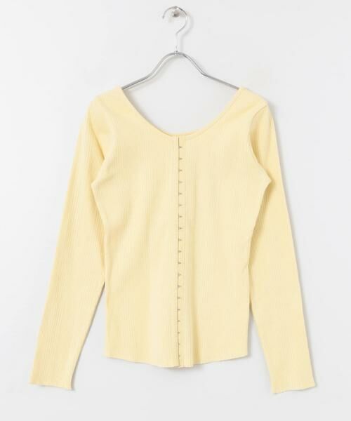 KBF / ケービーエフ Tシャツ | フロントホックデザインカットソー | 詳細1