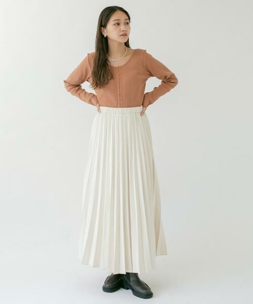 KBF / ケービーエフ Tシャツ | フロントホックデザインカットソー | 詳細5