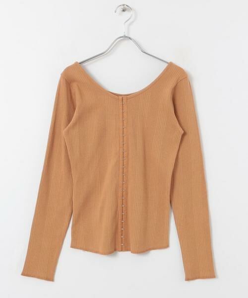 KBF / ケービーエフ Tシャツ | フロントホックデザインカットソー | 詳細7