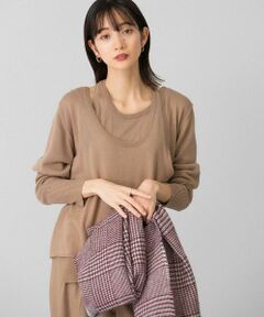 KBF / ケービーエフ ニット・セーター | ホルターネックレイヤードニット