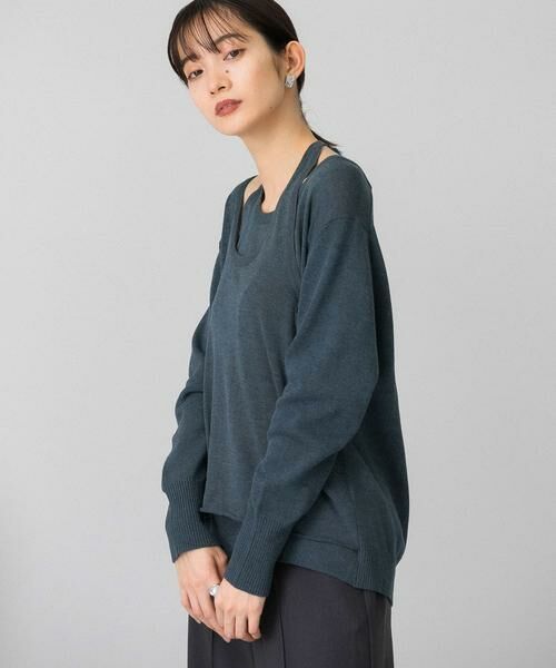 KBF / ケービーエフ ニット・セーター | ホルターネックレイヤードニット | 詳細2