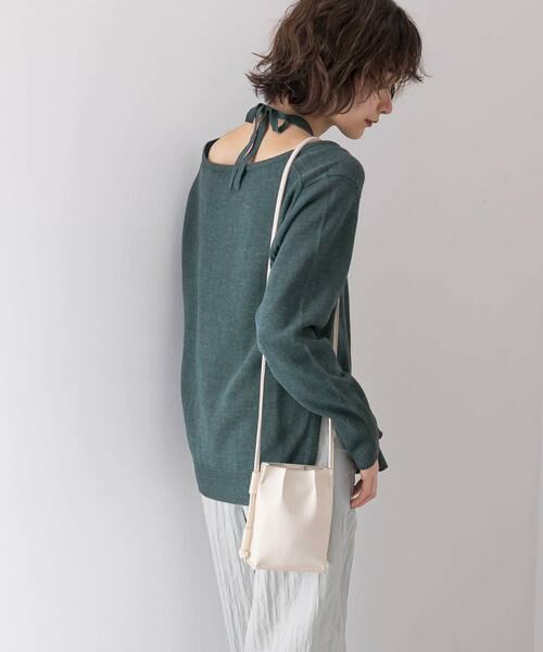 KBF / ケービーエフ ニット・セーター | ホルターネックレイヤードニット | 詳細6