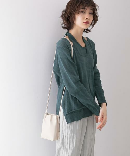 KBF / ケービーエフ ニット・セーター | ホルターネックレイヤードニット | 詳細8