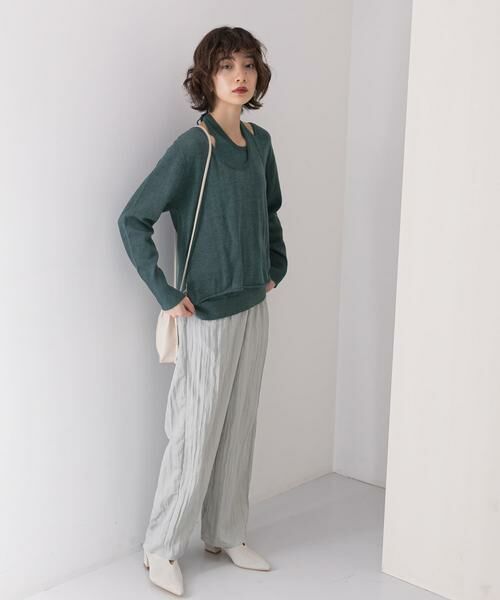 KBF / ケービーエフ ニット・セーター | ホルターネックレイヤードニット | 詳細9