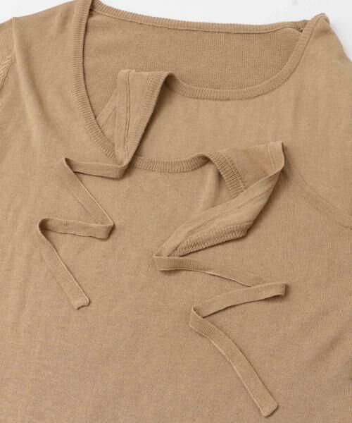 KBF / ケービーエフ ニット・セーター | ホルターネックレイヤードニット | 詳細25