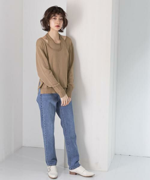 KBF / ケービーエフ ニット・セーター | ホルターネックレイヤードニット | 詳細19