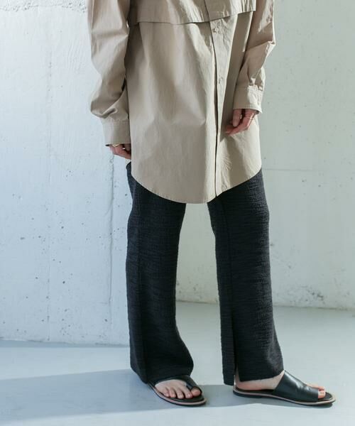 KBF / ケービーエフ その他パンツ | カットツイードフレアパンツ | 詳細5