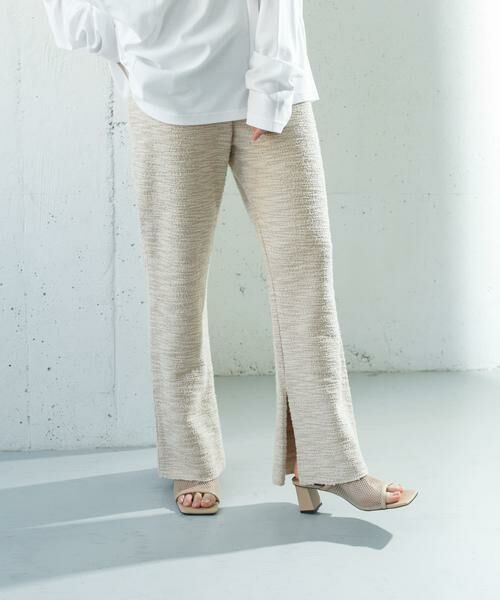 KBF / ケービーエフ その他パンツ | カットツイードフレアパンツ | 詳細9