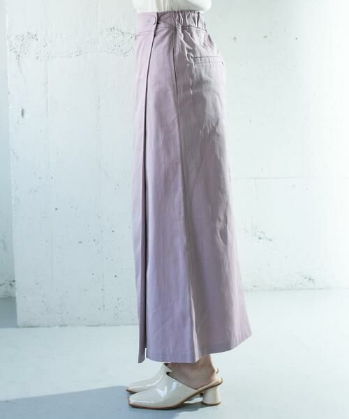 KBF / ケービーエフ スカート | シャンブレーラップスカート | 詳細4