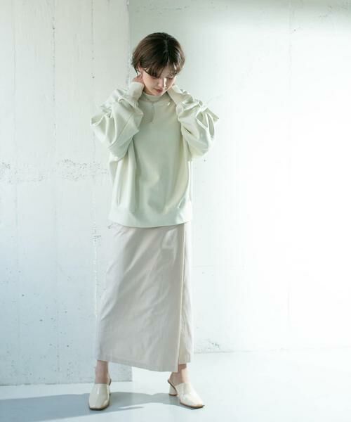 KBF / ケービーエフ スカート | シャンブレーラップスカート | 詳細16