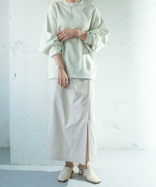 KBF / ケービーエフ スカート | シャンブレーラップスカート | 詳細17