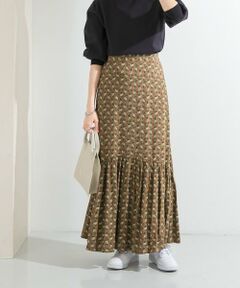 KBF / ケービーエフ スカート | プリントロングティアードスカート