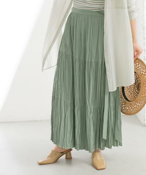 KBF / ケービーエフ スカート | ラップギャザースカート | 詳細13