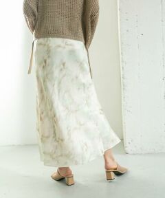 KBF / ケービーエフ スカート | タイダイプリントシャイニースカート
