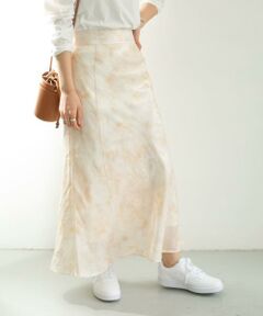 KBF / ケービーエフ スカート | タイダイプリントシャイニースカート