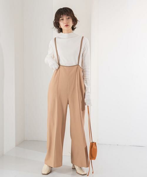 KBF / ケービーエフ サロペット・オールインワン | ピンタックハイウエストサロペット | 詳細3