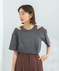 KBF / ケービーエフ Tシャツ | アシメレイヤードTシャツ