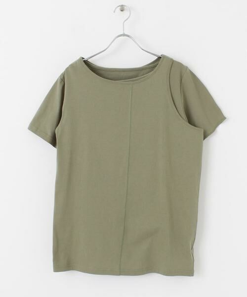 KBF / ケービーエフ Tシャツ | アシメレイヤードTシャツ | 詳細5