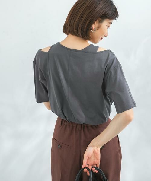 KBF / ケービーエフ Tシャツ | アシメレイヤードTシャツ | 詳細12