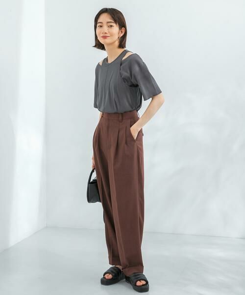 KBF / ケービーエフ Tシャツ | アシメレイヤードTシャツ | 詳細13