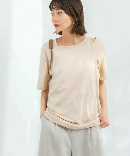 KBF / ケービーエフ Tシャツ | アシメレイヤードTシャツ | 詳細18