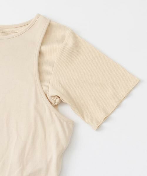 KBF / ケービーエフ Tシャツ | アシメレイヤードTシャツ | 詳細24