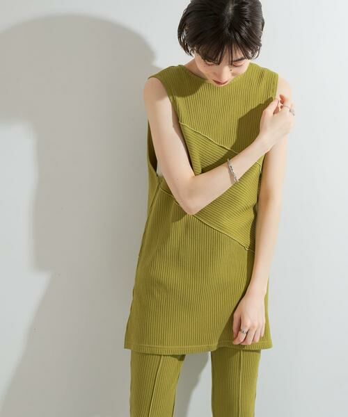 KBF / ケービーエフ タンクトップ | BACKオープンメローリブタンクトップ | 詳細1