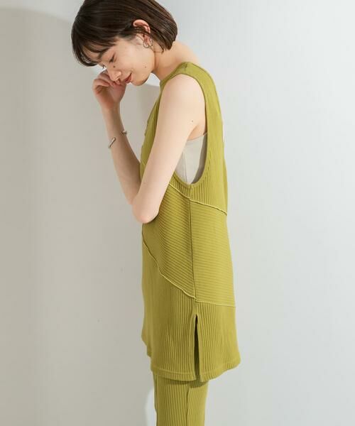 KBF / ケービーエフ タンクトップ | BACKオープンメローリブタンクトップ | 詳細2