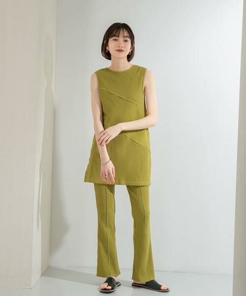 KBF / ケービーエフ タンクトップ | BACKオープンメローリブタンクトップ | 詳細3