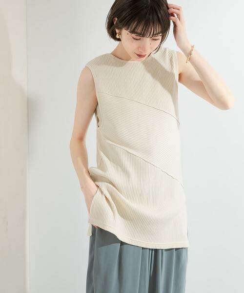 KBF / ケービーエフ タンクトップ | BACKオープンメローリブタンクトップ | 詳細13