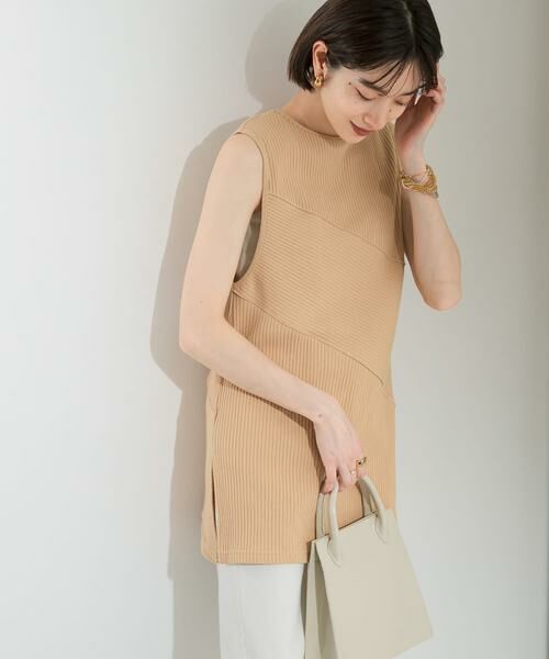 KBF / ケービーエフ タンクトップ | BACKオープンメローリブタンクトップ | 詳細18