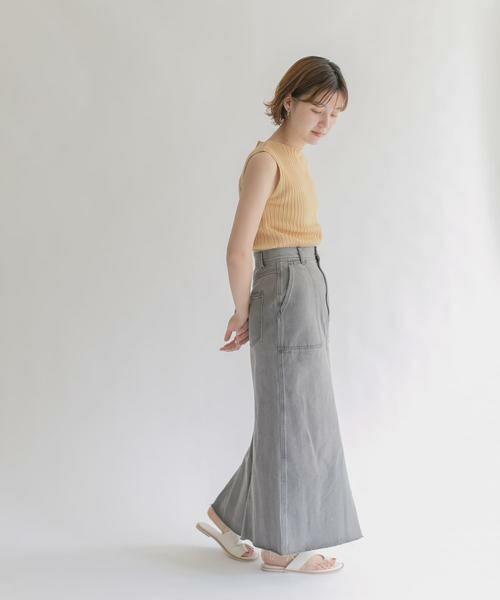 KBF / ケービーエフ タンクトップ | ボートネックRIBニットタンクトップ | 詳細15