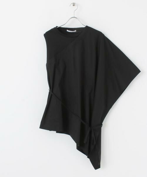 KBF / ケービーエフ シャツ・ブラウス | マントドッキングアシメブラウス | 詳細11