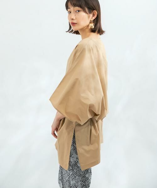 KBF / ケービーエフ シャツ・ブラウス | マントドッキングアシメブラウス | 詳細13