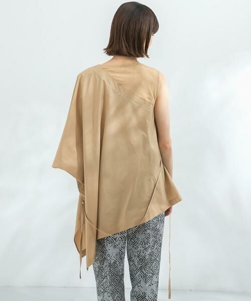 KBF / ケービーエフ シャツ・ブラウス | マントドッキングアシメブラウス | 詳細17