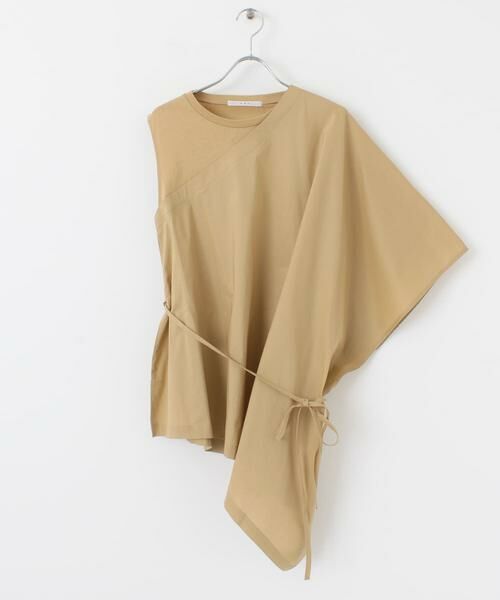 KBF / ケービーエフ シャツ・ブラウス | マントドッキングアシメブラウス | 詳細18