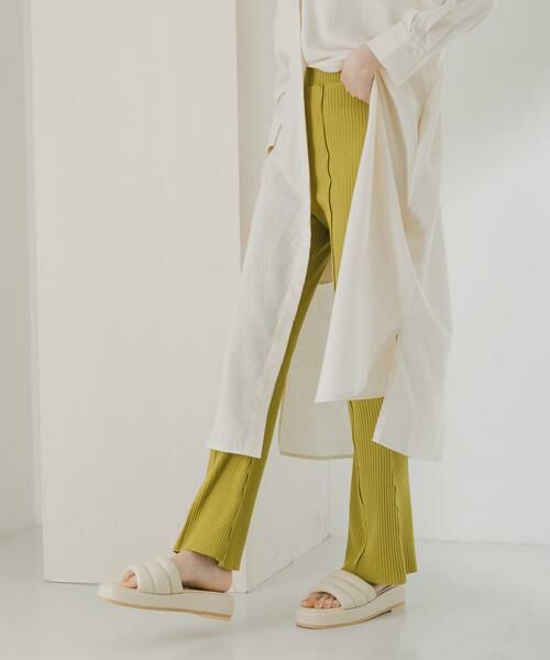 KBF / ケービーエフ その他パンツ | メローリブフレアパンツ | 詳細1