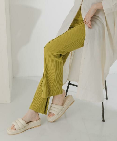 KBF / ケービーエフ その他パンツ | メローリブフレアパンツ | 詳細2