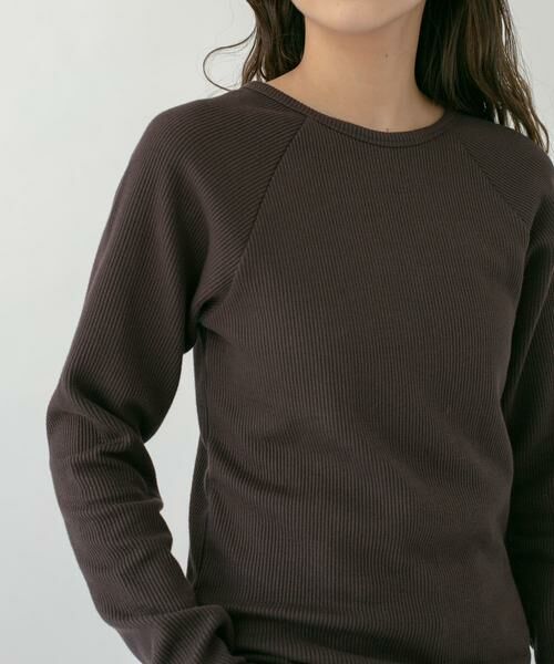 KBF / ケービーエフ Tシャツ | ラグランラインオープンカットソー | 詳細16