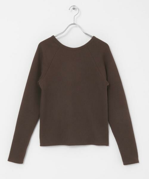 KBF / ケービーエフ Tシャツ | ラグランラインオープンカットソー | 詳細17