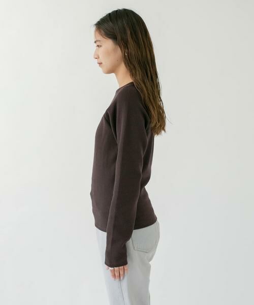 KBF / ケービーエフ Tシャツ | ラグランラインオープンカットソー | 詳細12