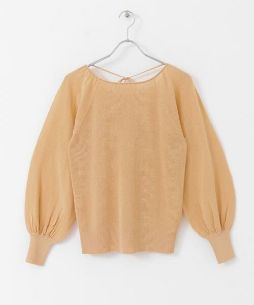 KBF / ケービーエフ ニット・セーター | BACKオープンボリュームスリーブニット | 詳細7