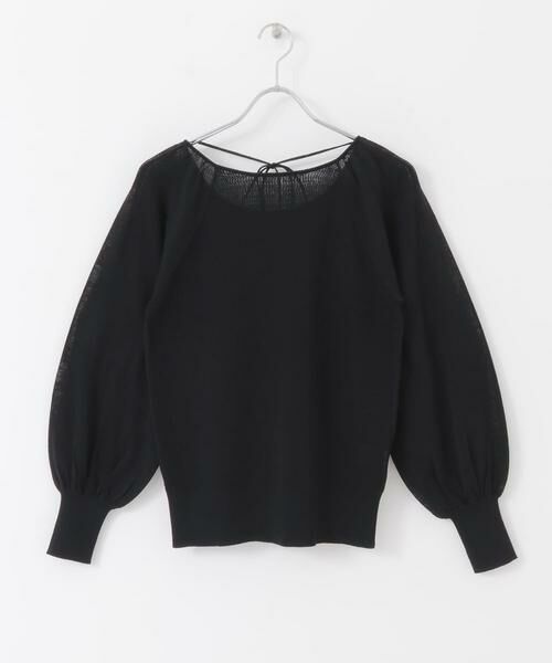 KBF / ケービーエフ ニット・セーター | BACKオープンボリュームスリーブニット | 詳細20