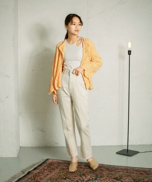 KBF / ケービーエフ カーディガン・ボレロ | アイレットサークルレースカーディガン | 詳細7